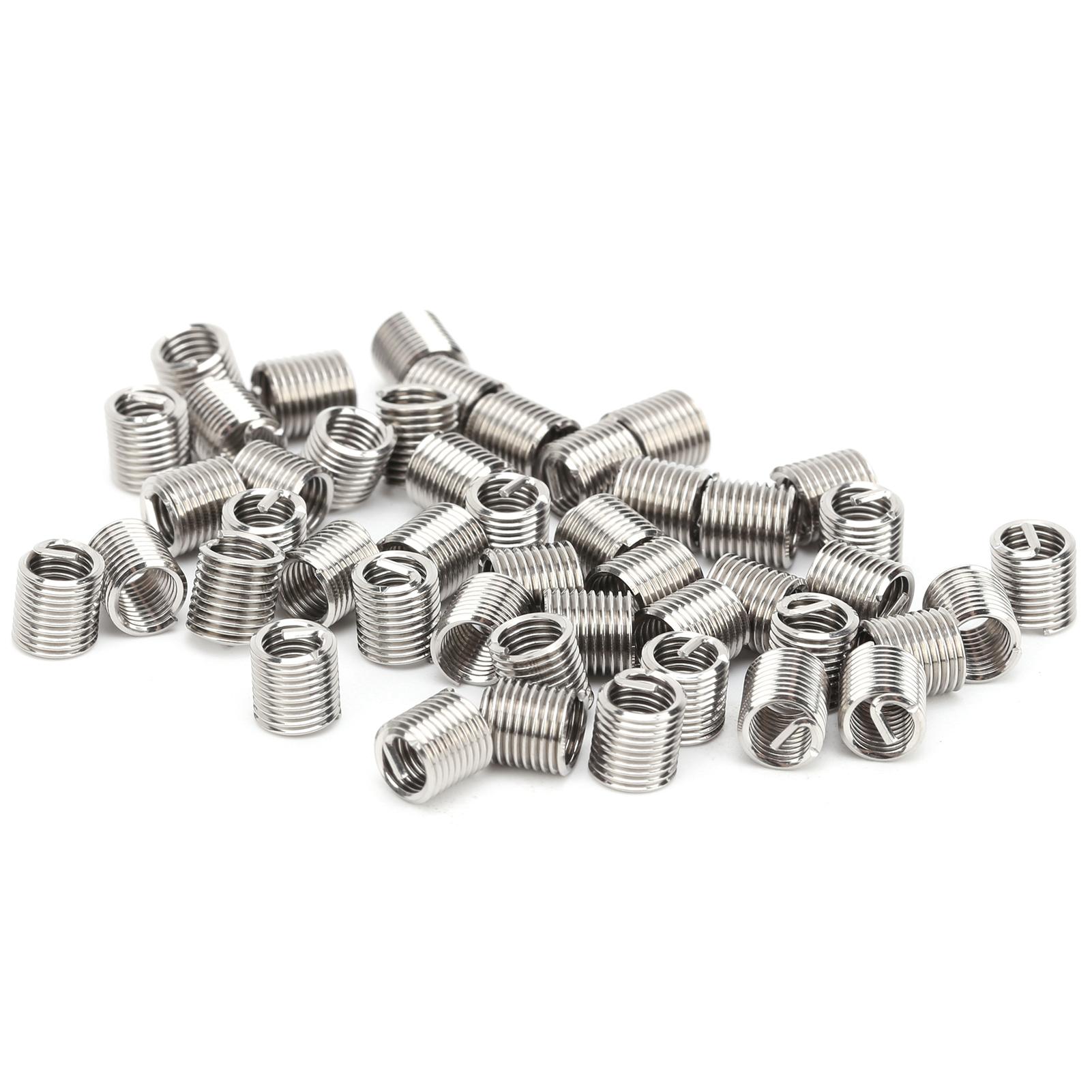 

50 шт. Резьбовые вставки Внутренняя Наружная Переходная гайка Инструмент для ремонта Стальная проволока Крепеж 10322D