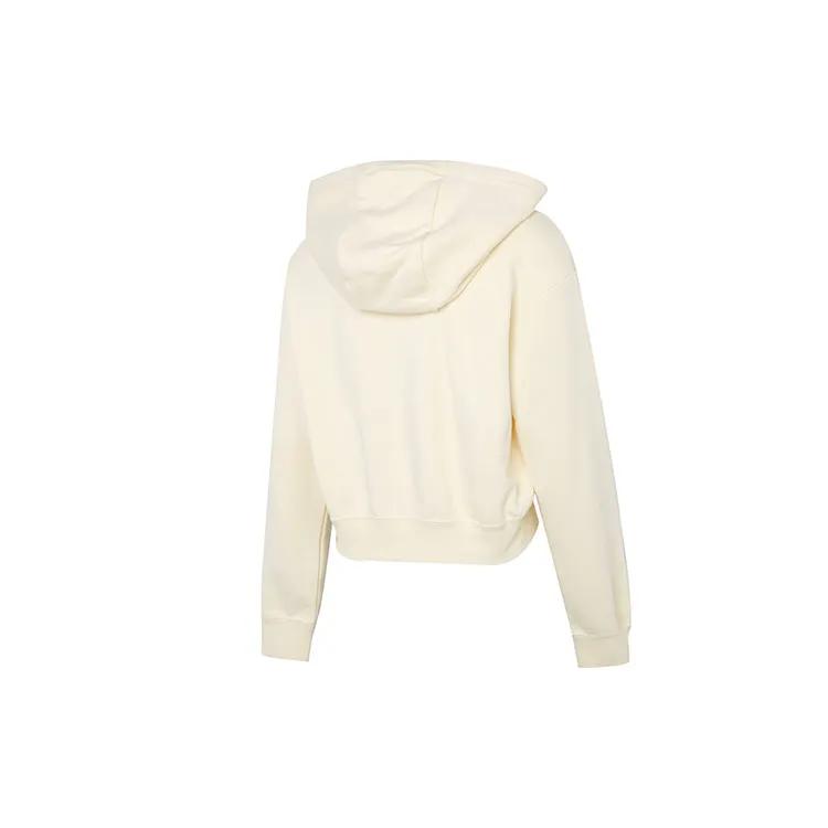 Nike Sweatshirts Women's Ecru Hooded Moderate Regular (Unisex) Sweatshirts DQ5851 113