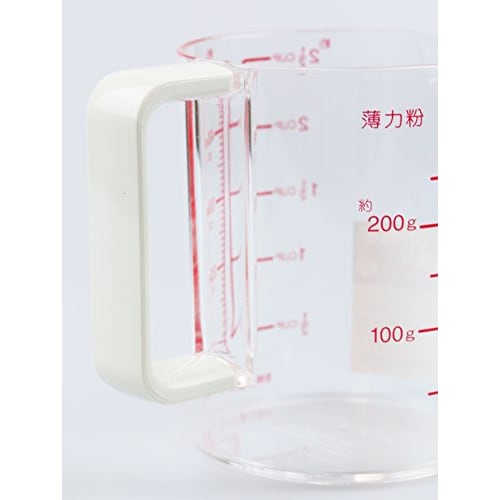 Pearl Metal VegiLive CC-1051 Measuring Cup, 500ml, Heat-Resistant, Made in Japan, Tsubame-Sanjo