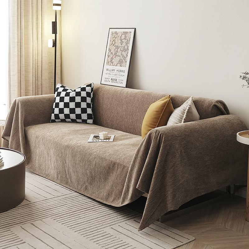 Chenille Sofa Towel Cover Cloth Simple Anti-Scratching Sofa Cushion Cover Towel Four Seasons Universal All-Inclusive Sofa Cover