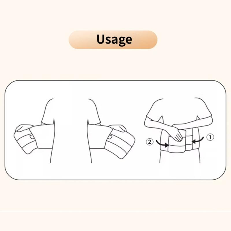 Surround Comfortable Waist Pillow Offering Even Support and Pressure Relief for Nightly Rest