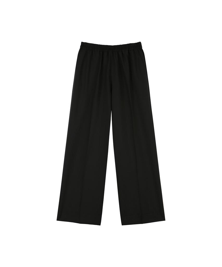 ONNE Band Waisted Straight Fit Pants Black