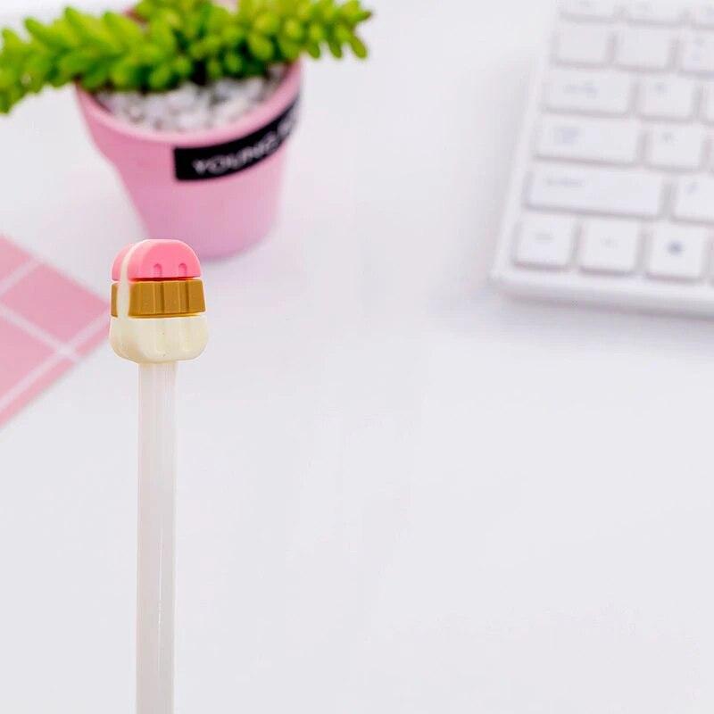 

1 шт. Kawaii креативное мороженое студенческая детская гелевая ручка канцелярские принадлежности милые милые