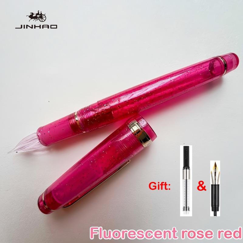 JINHAO 82 Glass Dip Pens One Stroke Two Styles with Fountain Pen Nib Ink Converters Calligraphy Pen Stationery School Supplies