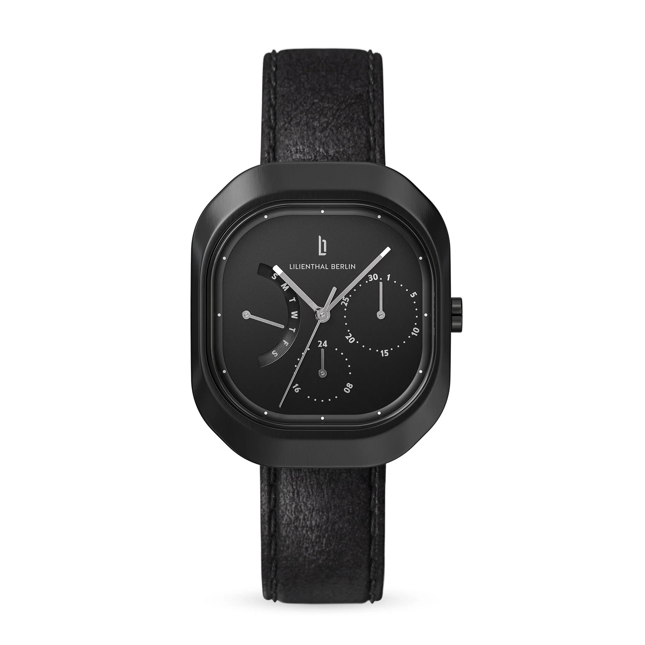 

Lilianthal Berlin Мультифункціональний Годинник Made in Black, Німеччина, M1-001-CSB001CB, Жіночий, чорний