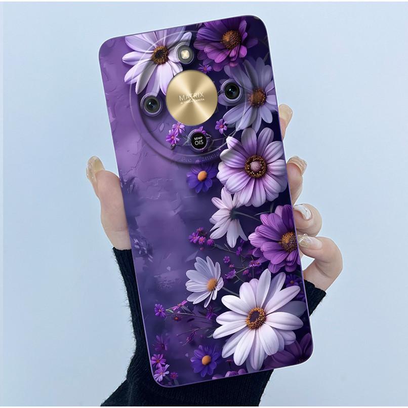 For Honor X9d 5G Case MTN-NX1 Fashion Simplicity Oil Painting Floral Silicone Soft Phone Casing New Design Shockproof Back Cover