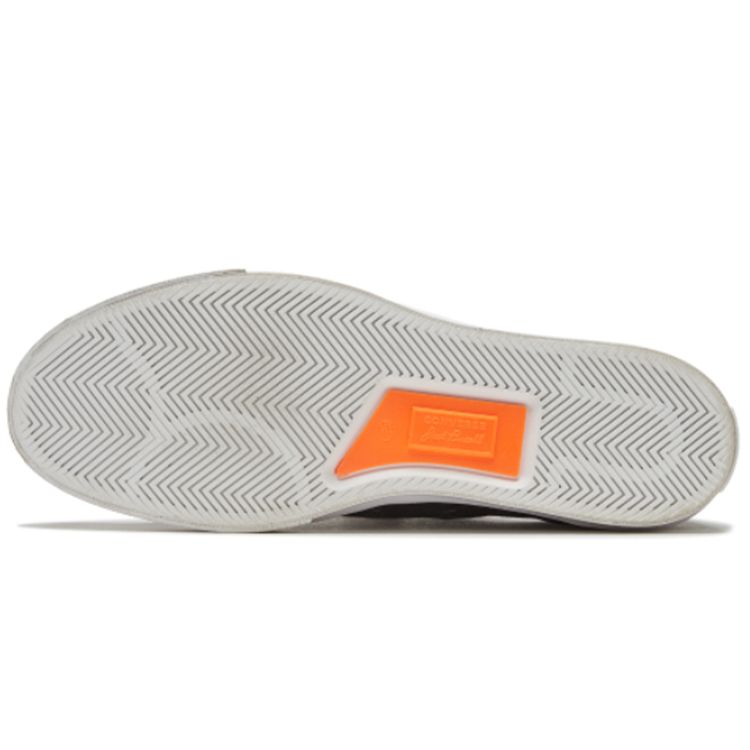Converse Jack Purcell Low Easy-On Black Total Orange Unisex Sneakers White 168136C