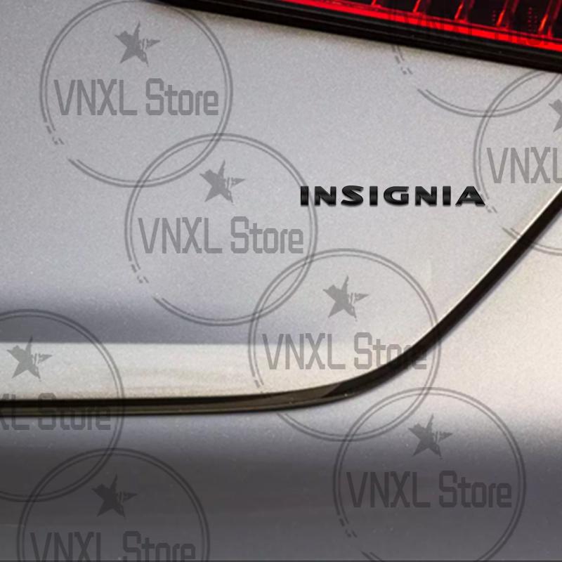 Car-Styling For Opel Vauxhall Insignia Letter 3D Metal Stickers Car Trunk Body Emblem Auto Lettering Decals Accessories