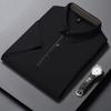 Solid Color Polo Shirt Men Business Polo Collar Half Sleeved Top Summer Casual Short Sleeved T-shirt Men Mountaineering Shirts