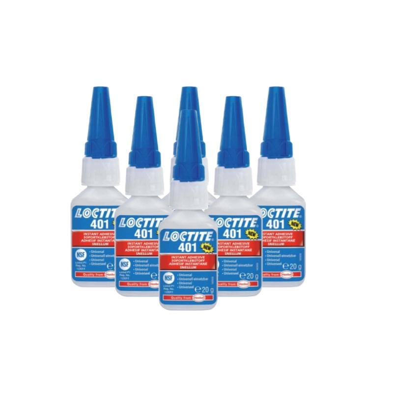 Loctite 401 Universeller Schneller Sekundenkleber, Niedrige Viskosität, Für Metall, Gummi, Kunststoffe, Holz, Pappe Und Keramik