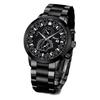 Classic Mens Quartz Watch And Bracelet Set With Alloy Strap For Business Casual Wear