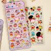 Anime Character 3D Stickers Cute Butt Puffy Stickers for Phone Case Decoration Squishy Sticker Set for Crafts & Journals