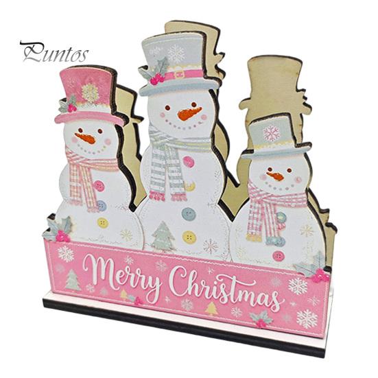 Makeup Brush And Lipstick Holder Christmas Theme Wooden Napkin Holder, Decorative Holiday Paper Towel Stand, Dried Flower Vase for Table HD