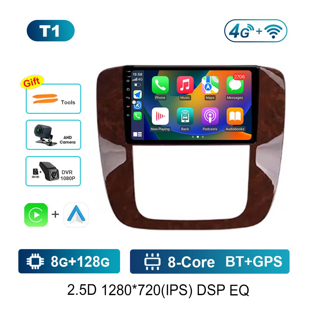 9 '' for GMC Yukon Chevrolet Tahoe Suburban 2008 - 2012 Android OS Car Radio Multimedia Video Player 4G GPS Navi WiFi HD Screen