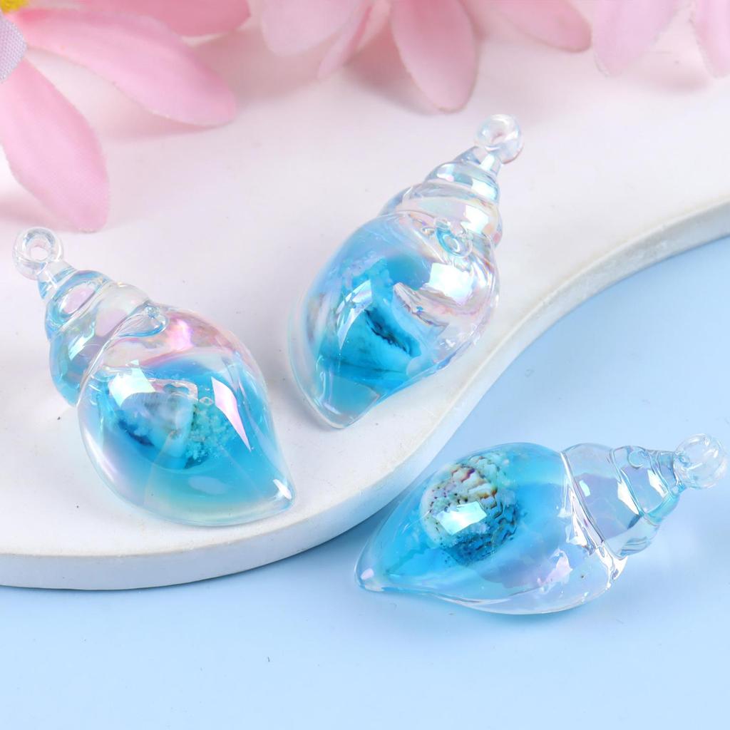 Acrylic Seashell Bag Pendant & Earrings DIY Kit