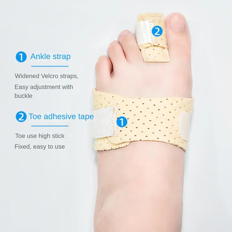 Adjustable Hammer Toe Straightener and Corrector for Metatarsalgia Claw Toe Mallet Toe Pain Relief Splint Foot Compression Wrap