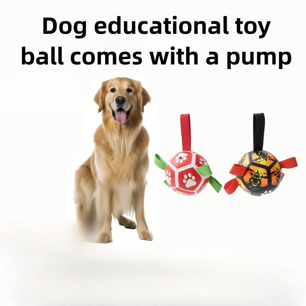 Dog Toy Ball Dog Christmas Halloween Day Training Football Pet Ball Toys Pet Supplies
