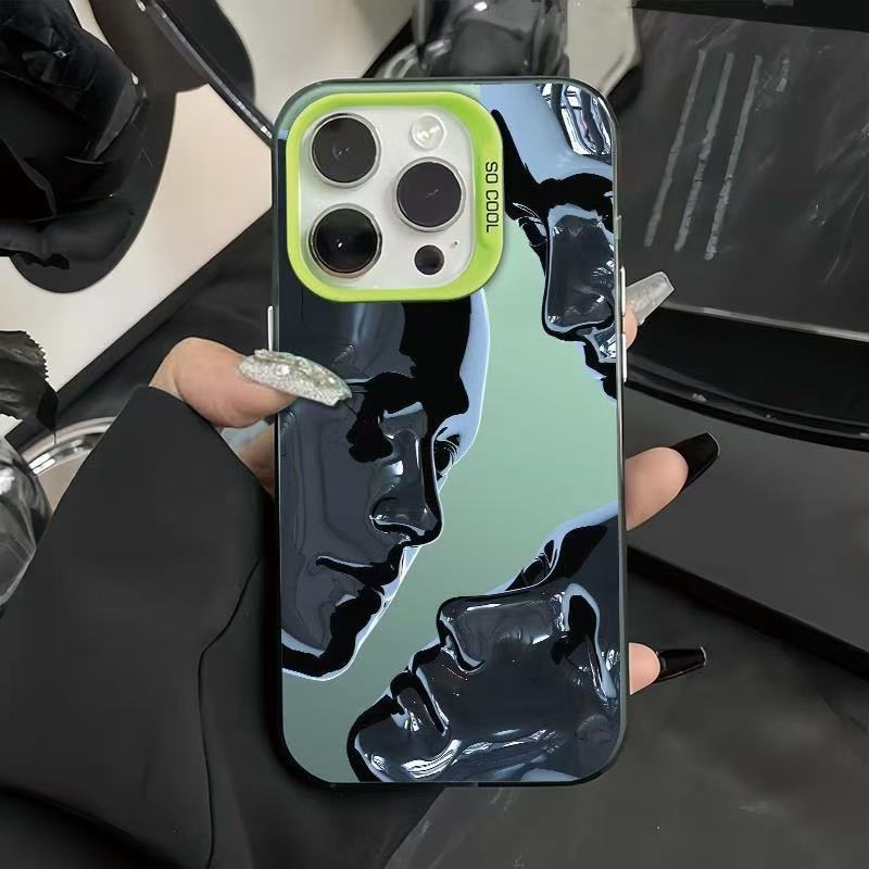 European and American art statues are suitable for iphone17 mobile phone case Apple 15promax/14pro anti-drop 13pro16