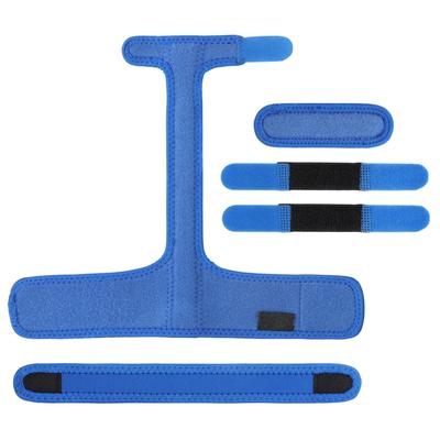 Neue Trigger-Fingerschiene, blauer Fingerschutz mit Stahl-Fingerkorrektur
