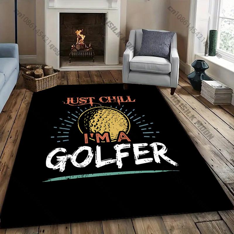 Golf-Themed all seasons Carpet for Clubs and Homes rugs for home sofa bedroom, gift mat