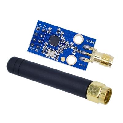 C1101 Drahtlosmodul mit SMA-Antenne Drahtloser Transceiver-Modul für Arduino 433MHZ das Signal verstärken
