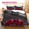 Liverpool Players Pattern Bedding Home Decoration Birthday Gift ( 1 Duvet Cover + 2 Pillowcase, Without Core),fan Merchandise.