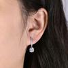 Light Luxury Round Crystal Ear Studs Simple Ladies' Ear Accessories  Jewelry Gifts