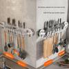 Plastic Suction Cup Hangers Rack Hanging Hook For Cutlery And Cooking Items Simple Installation Storage Rack