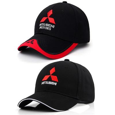 Tampa de bico de pato para carro Para Mitsubishi Chapéu 3D Chapéu de Carro MOTO GP Corrida F1 Boné de Beisebol Chapéu Ajustável Casual Boné Trucket hip hop