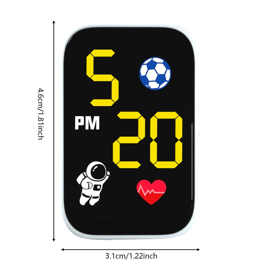

Waterproof Mini Motorcycle Clock Dashboard Mount With LED Light Luminous Numbers Motorbike Timepiece Minimalists Clock Accessory белый