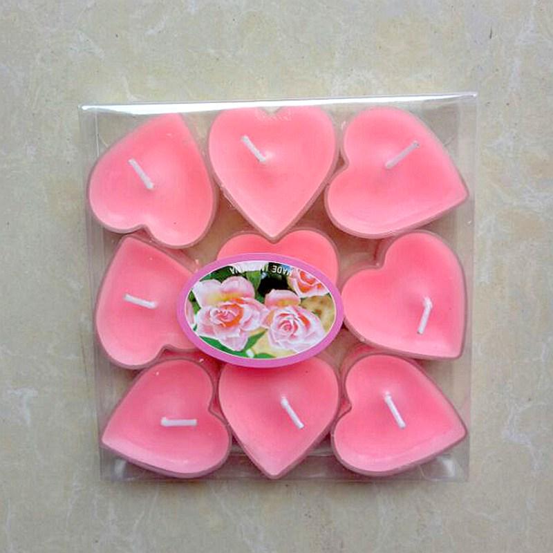 Heart-Shaped Valentine's Day Candles - Creative Confession Gift & Festive Birthday Decor