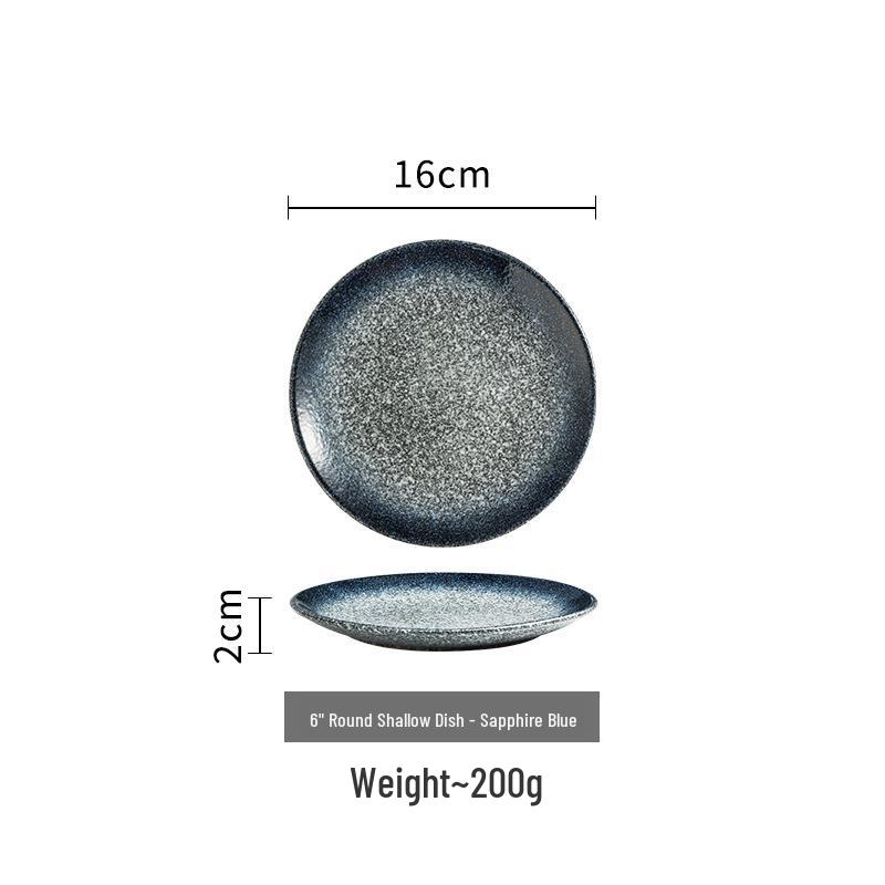 12-inch Japanese Style Round Dinner and Salad Plate