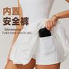 Women's Golf and Tennis Sports Jumpsuit - Casual Fitness Dress with Fake Two-Piece Skirt