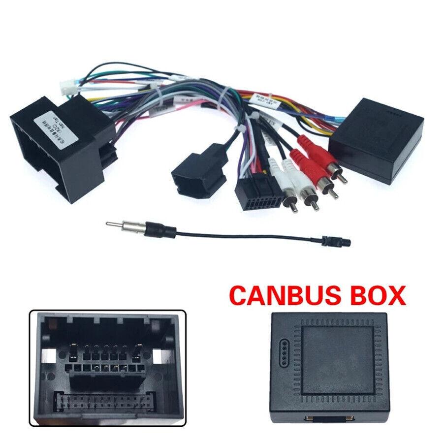 Car Media Radio Player 16Pin Android Wire Harness With Canbus Box For Chevrolet