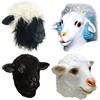 Sheep Mask Farm Lamb Ram Animal Latex Fancy Dress Up Halloween Adult Costume Mask