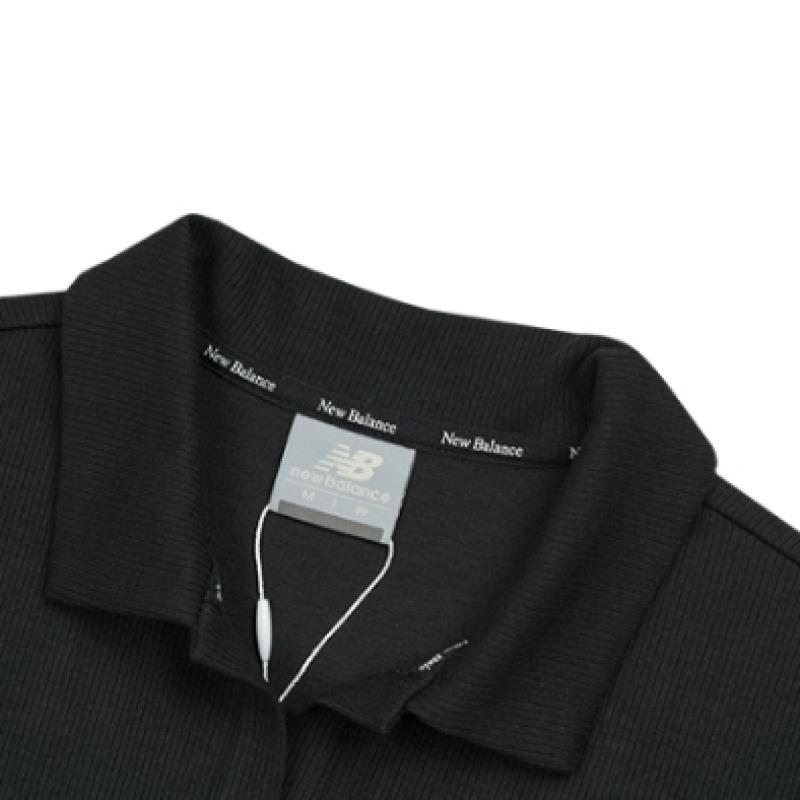 New Balance Women Summer Ribbed Collar ShorT Sleeve T shirT Nbnff2w512 19