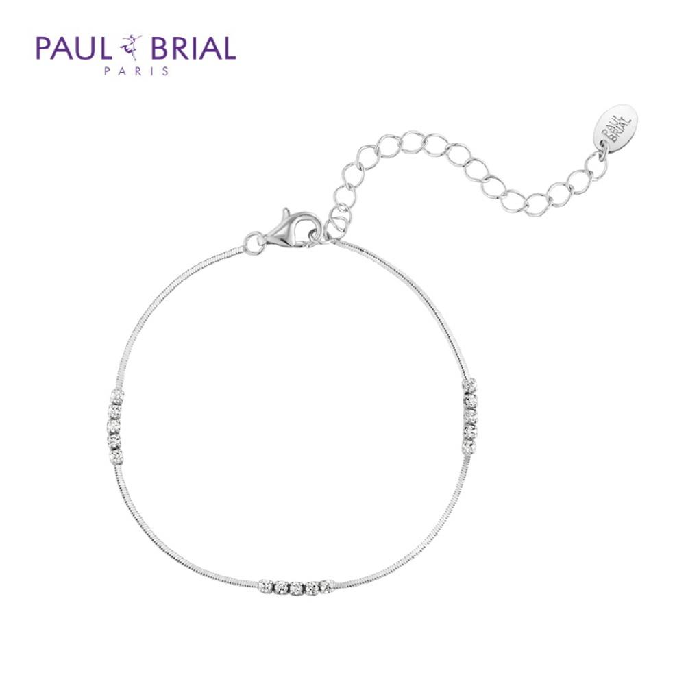 

PAULBRIAL [SILVER] PYSB0043 (WG) Triple Simple Bracelet