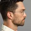 Round Glasses Frame Men Women Korea Eyeglass Frames 5504 Titanium Brand Eyewear Retro Ultralight Eyeglasses Business Spectacles