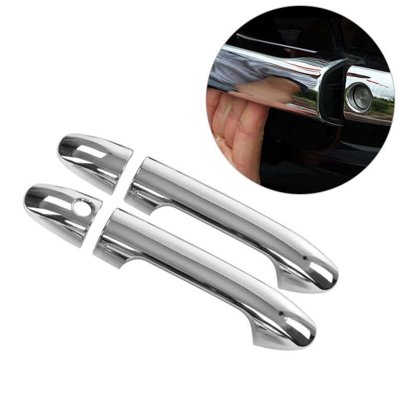 8 Pcs Silver Chrome Car Electroplate Exterior Door Handle Cover Trim Protector for Mercedes Benz Vito W447 2014 2015 2016
