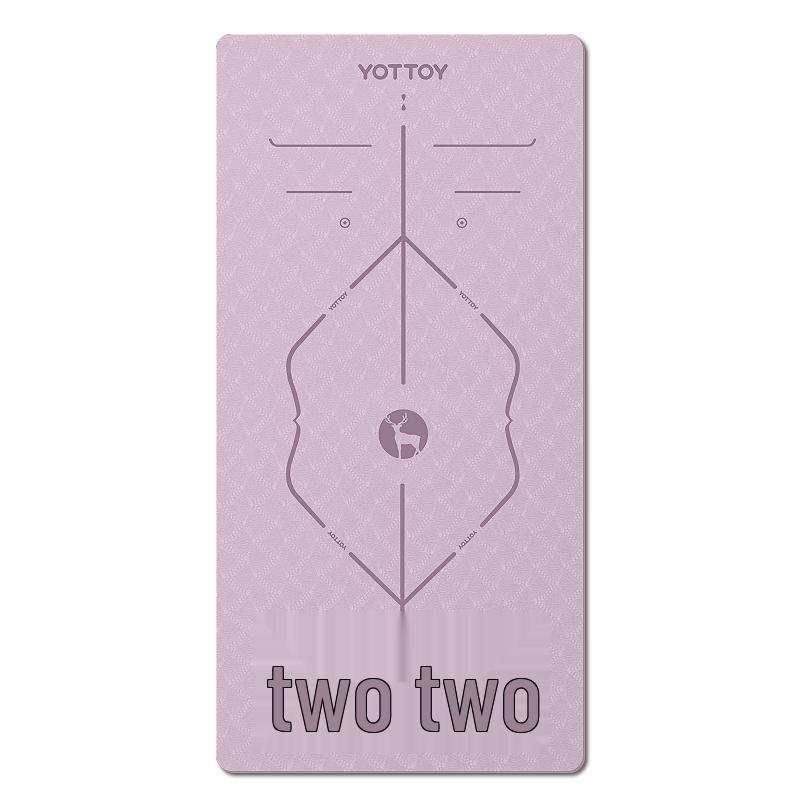 Yottoy 9mm Thickened Anti-Slip TPE Yoga Mat 185x80cm