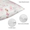Little Ballerina Dancing Square Pillowcase Polyester Linen Velvet Pattern Zip Decor Throw Pillow Case Car Cushion Cover