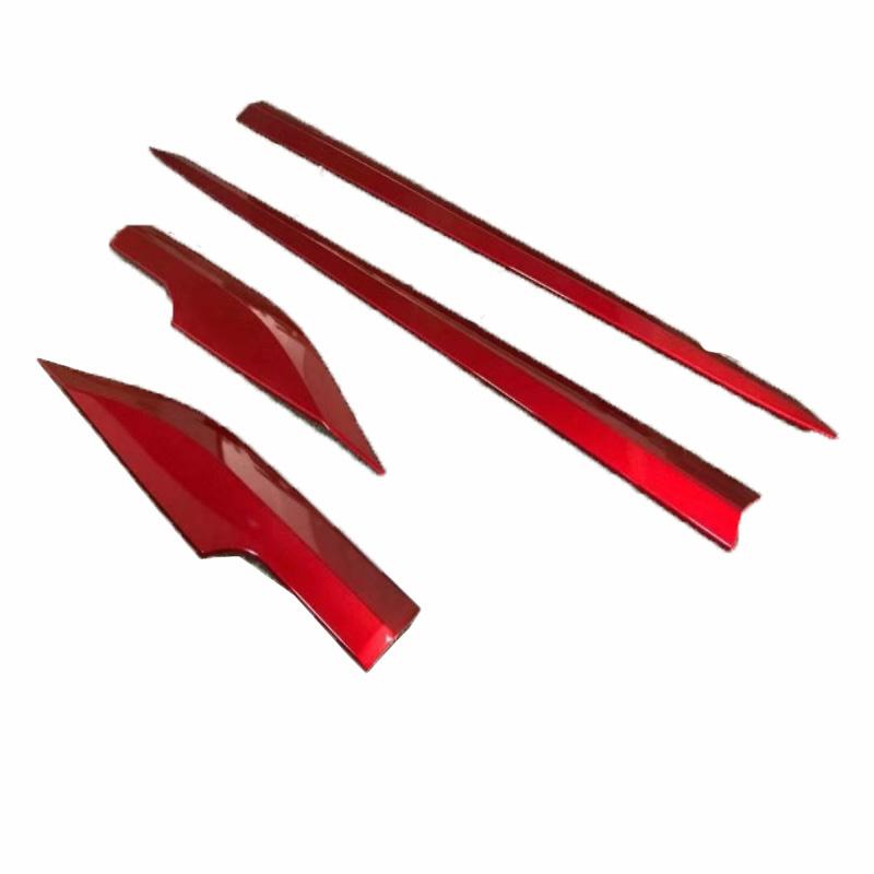 For Toyota CHR C-HR XA10 2018     ABS Chrome Door Body Side Skirt Accent Moulding Sticker Trim  Accessories