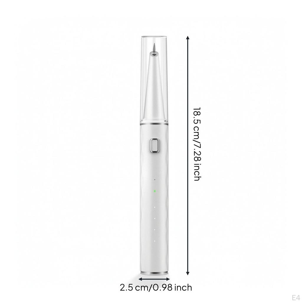 Electric Oral Scaler Handheld with Metal Tip PenStyle Hygiene for Adults,