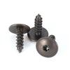 100PCS Parafusos de carroceria de carro para VW Golf Parafuso autoatarraxante de metal Rebite Parafuso de fixação preto Cruz Parafusos autoatarraxantes Phillips