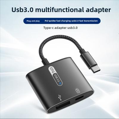 Typ C OTG Adapter zum Aufladen des Telefons Maus Gamecontroller 2 in 1 USB Konverter