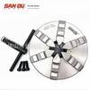 Sanou K13 Type Six-Jaw Self-Centering CNC Lathe Chuck (100/125)