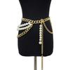 Belt Women's Pearl Pendant Tassel Decorative Waist Chain Women's Easiest for Matchsilm Metal Chain