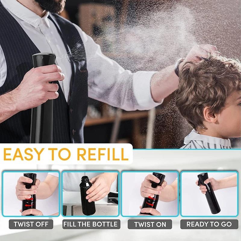 Spray Bottle Mist For Hair Styling,Continuous Spray Bottle,Taming Hair In Morning, Cleaning, Plants, Pets, Misting & Skin Care