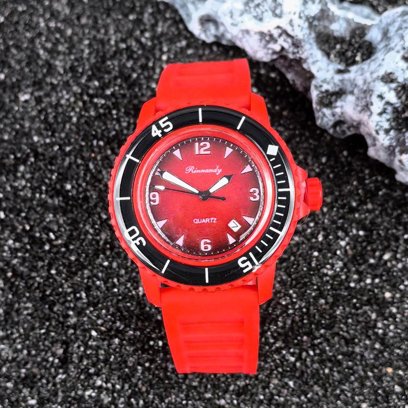 JYL Couple Watch Rolex Style Student Silicone Strap