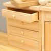 Dollhouses Miniature Cabinet Wooden Kitchen Scene Display Accessories 1/12 Unpainted Furniture Craft Project Supply